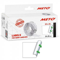 Labels for Hand Labelers 29 x 28 mm (white, removable) 3500 pcs., Meto