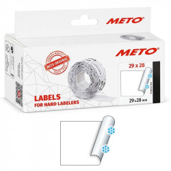 Labels for Hand Labelers 29 x 28 mm (white, deep freeze) 3500 pcs., Meto