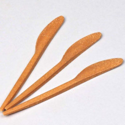 Wood Fibre Knife 17 cm Reusable 80 pcs.