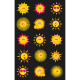 Uzlīmes 55014 (neona saules), Avery Zweckform