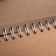 Sketch Pad Natural Brown A5/80, Smiltainis