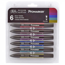 Piesātinātu toņu marķieru komplekts Promarker™, Winsor & Newton