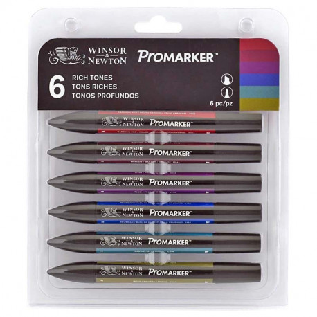 Piesātinātu toņu marķieru komplekts Promarker™, Winsor & Newton