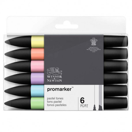 Pasteļtoņu marķieru komplekts Promarker™, Winsor & Newton