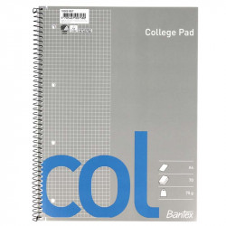 Bantex Col college pad, squared