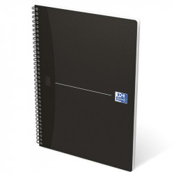 Oxford Smart Black Notebook, A4, squared