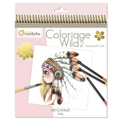 Colouring Book Wild 2, Avenue Mandarine