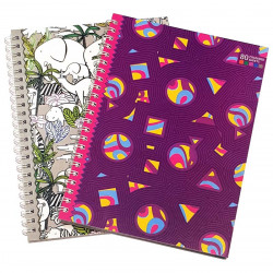 Notebook Coloured pages A5 Squared, ABC Jums