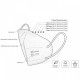 Respirators FFP2 2 gab.