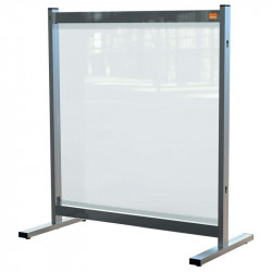 Nobo Premium Plus Clear PVC Divider Screen 770x860 mm