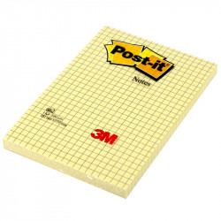 Rūtiņu līmlapiņas Post-it® 102 x 152 mm, 3M