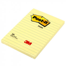 Post-it® Sticky Notes Ruled 102 x 152 mm, 3M