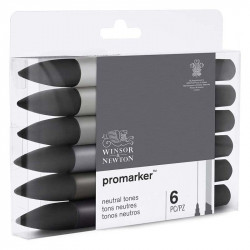 Neitrālu toņu marķieru komplekts Promarker™, Winsor & Newton