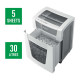 Leitz IQ Office Pro Paper Shredder P6 +