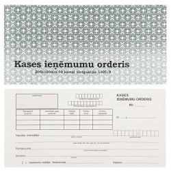 Kases ieņēmumu orderis, ISV Serviss