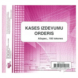 Kases izdevumu orderis, ABC Jums