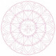 Colouring Book Graffy Pop Mandala, Avenue Mandarine