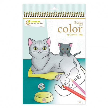 Colouring Book Mum-Baby 2, Avenue Mandarine