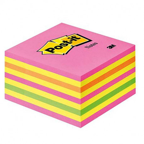 Neon Note Cube Post-it®, 3M