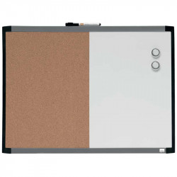 Nobo Magnetic Whiteboard and Cork Notice Board 58,5x43cm