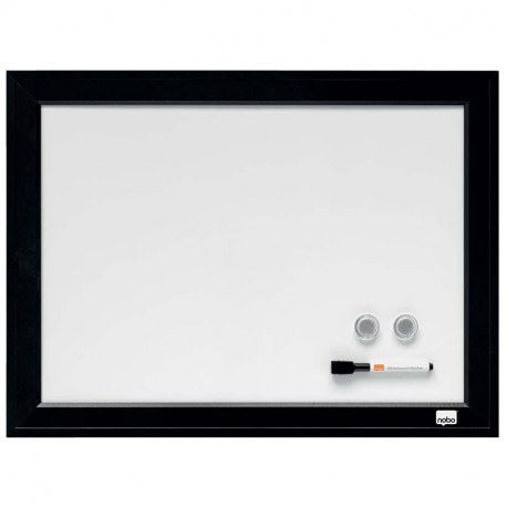 Bliv sur forene Åben Nobo Small Magnetic Whiteboard with Black Frame 58.5x43cm - Biroja Preču  Tirdzniecība Ūpis