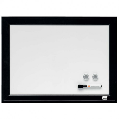 Nobo Small Magnetic Whiteboard with Black Frame 58,5x43cm