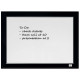 Nobo Small Magnetic Whiteboard with Black Frame 58,5x43cm