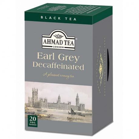 Melnā tēja bez kofeīna Earl Grey 20 pac., Ahmad Tea