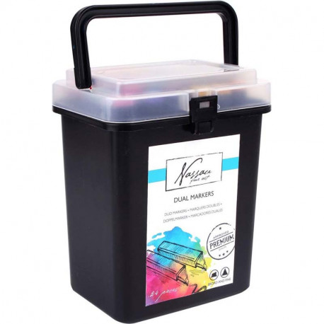 Dual Markers 24 pcs., Nassau Fine Art
