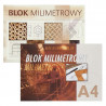 Milimetru papīra bloks A4 20lp., Kreska