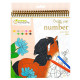 Colouring Book Graffy Pop Numbers Horses, Avenue Mandarine