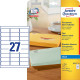 Clear Shipping Labels 63.5 x 29.6 mm, Avery Zweckform