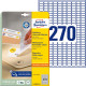 Multipurpose Removable Labels 17.8x10mm, Avery Zweckform