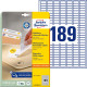Multipurpose Removable Labels 25.4x10mm, Avery Zweckform