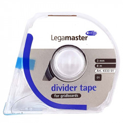 Planboard divider tape 3mm x 8m black, Legamaster