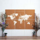 Pasaules karte uz korķa pamatnes 90 x 60 cm, Miss Wood