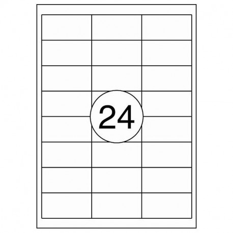 Labels Rillprint  66 x 33.8 mm, Rillstab