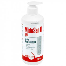 Roku dezinfekcijas gels MidoSan Q 500ml, Spodra