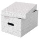 Esselte Home Storage and Gift Box White Medium, Pack of 3