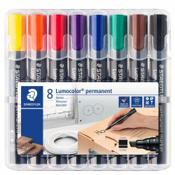 Lumocolor® permanent marker sets 350 chisel tip, Staedtler