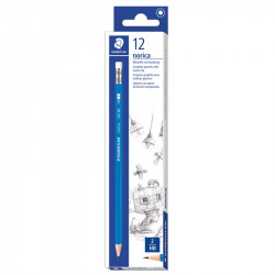 Graphite Pencil Rubber Tip Norica HB 12pcs., Staedtler