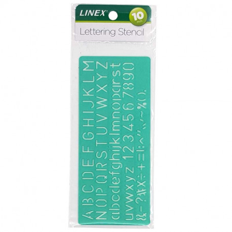 Linex Lettering Template