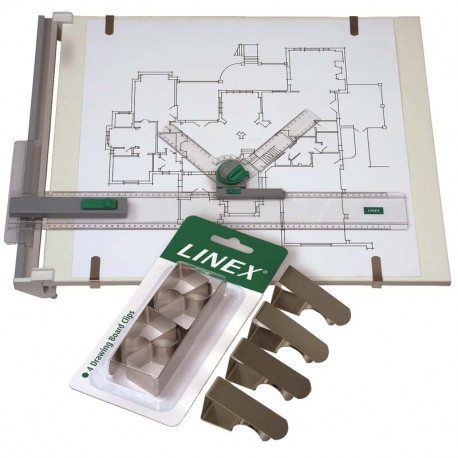 Linex DBC 4 Drawing Board Clips