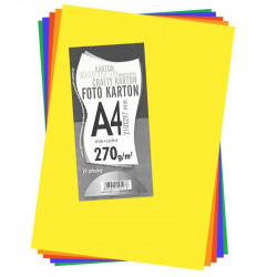 Coloured Paper A4 270g/m² 10pcs., Kreska