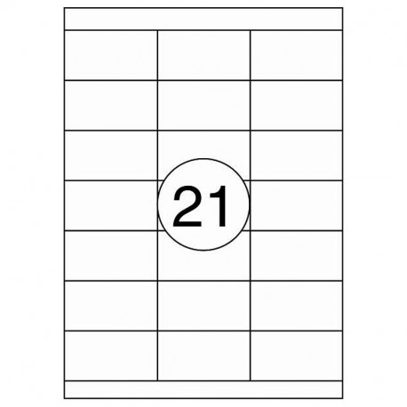 Labels Rillprint  70 x 38.1 mm, Rillstab