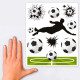 Uzlīmes logu dekorēšanai 54991 (futbols), Avery Zweckform