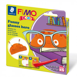 FIMO® kids oven-bake modelling clay Glasses Hero, Staedtler