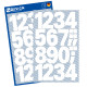 Number Stickers 25mm, Avery Zweckform