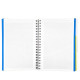 Wired Notebook B5/160 Sheets, Kreska