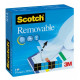 Scotch® Removable Tape 19mmx33m, 3M